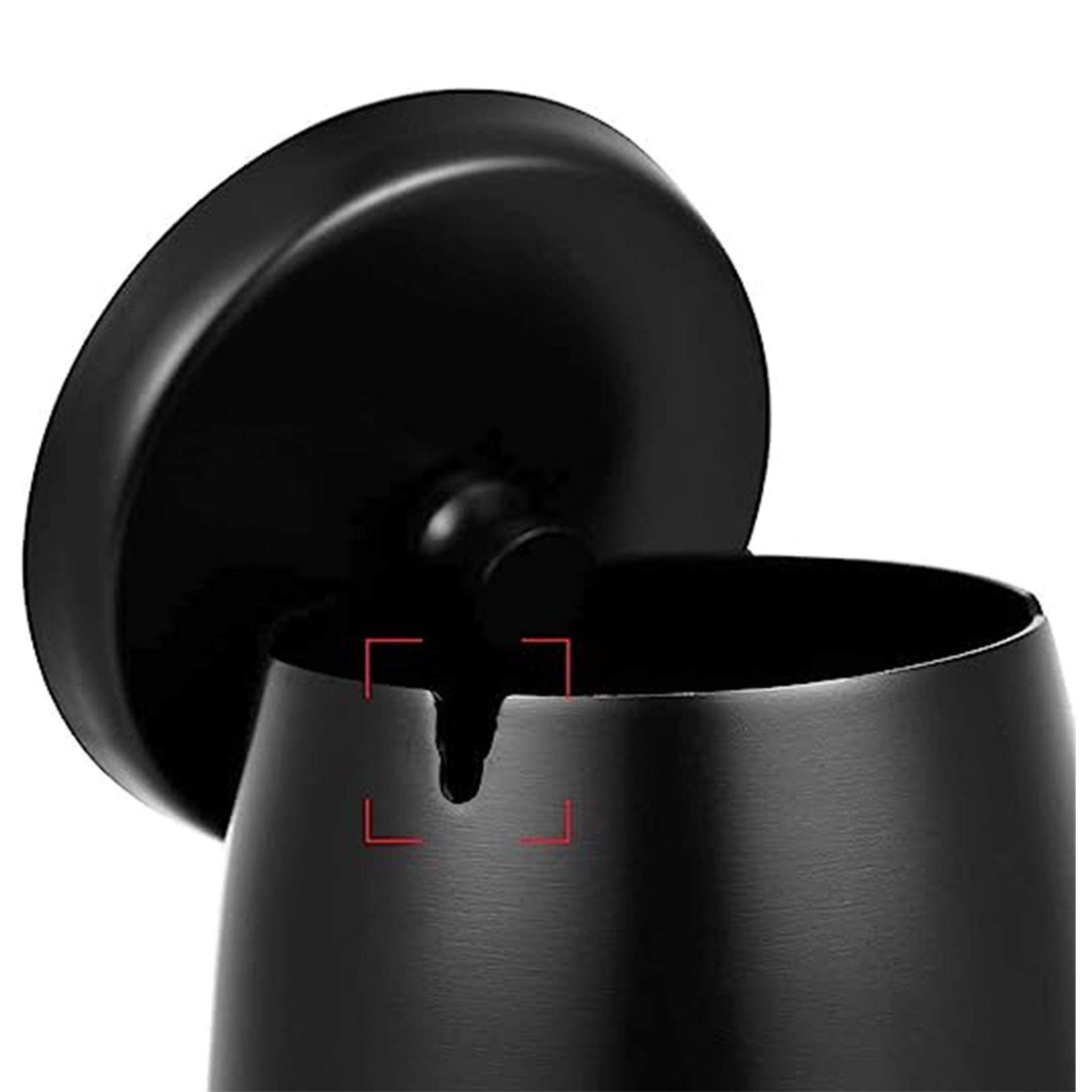 KINSI Aschenbecher Edelstahl-Aschenbecher mit Deckel – Winddicht & Geruchsneutral