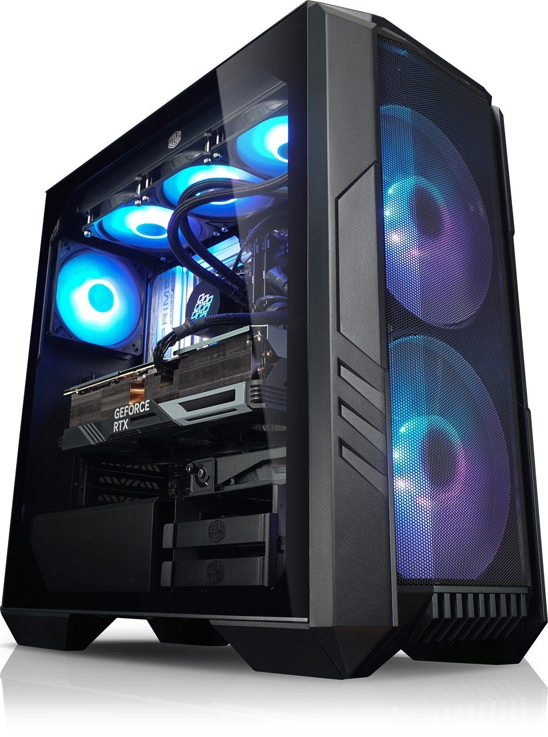 Kiebel Thunder Gaming-PC (AMD Ryzen 5 AMD Ryzen 5 5600X, RTX 4070, 16 GB RAM, 1000 GB SSD, Luftkühlung, WLAN, ARGB-Beleuchtung)