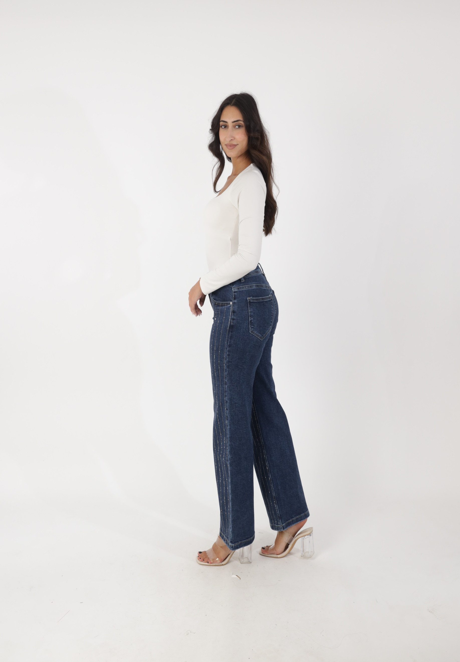 Elara Stoffhose Elara Damen Hose (1-tlg)