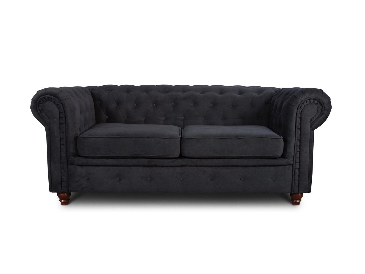 Sofagarnitur, Sofa Sofnet Glamour Asti Sofa Chesterfield 2-er, Couch 2,