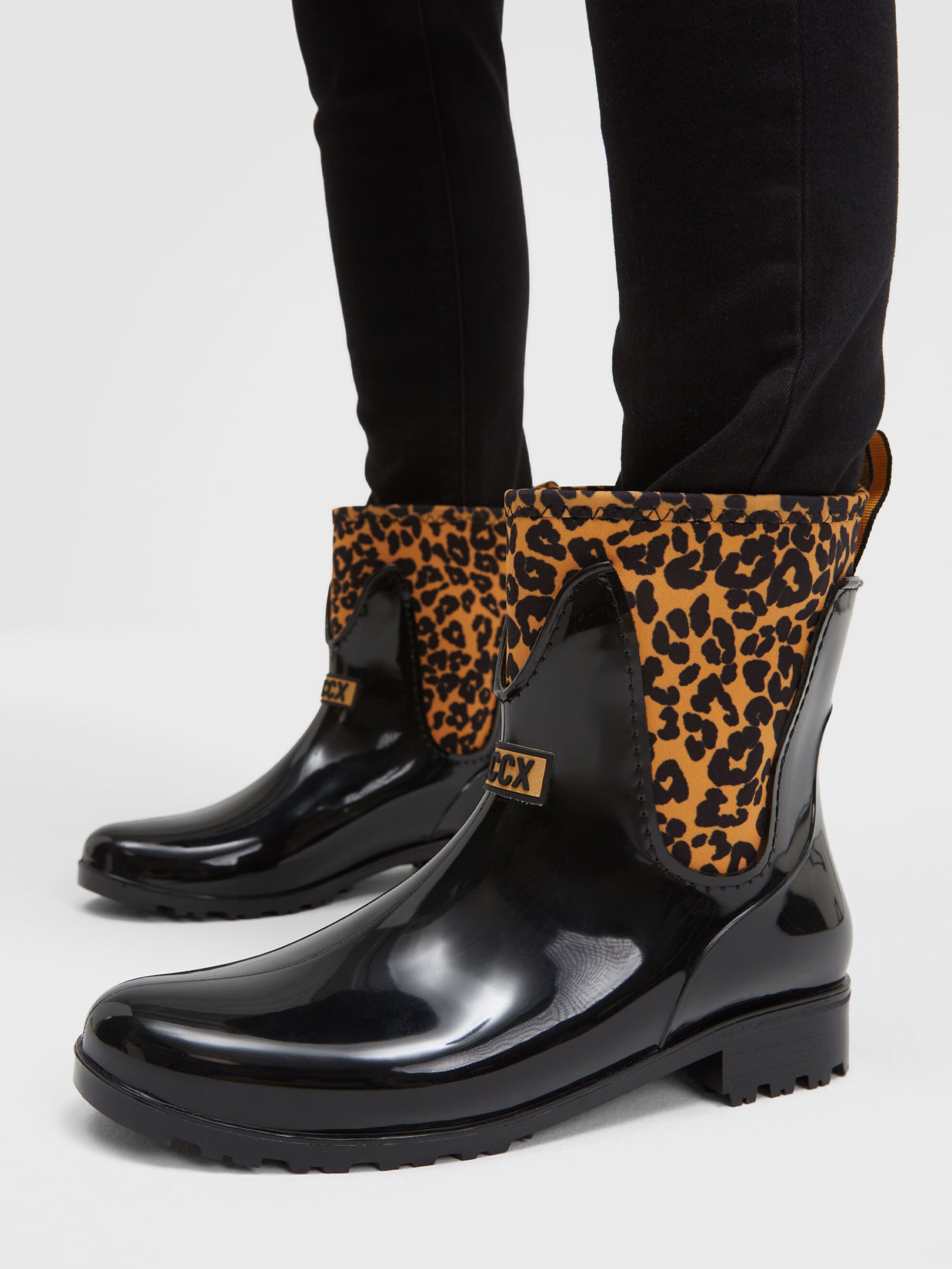 SOCCX Gummistiefel mit rutschfester Laufsohle