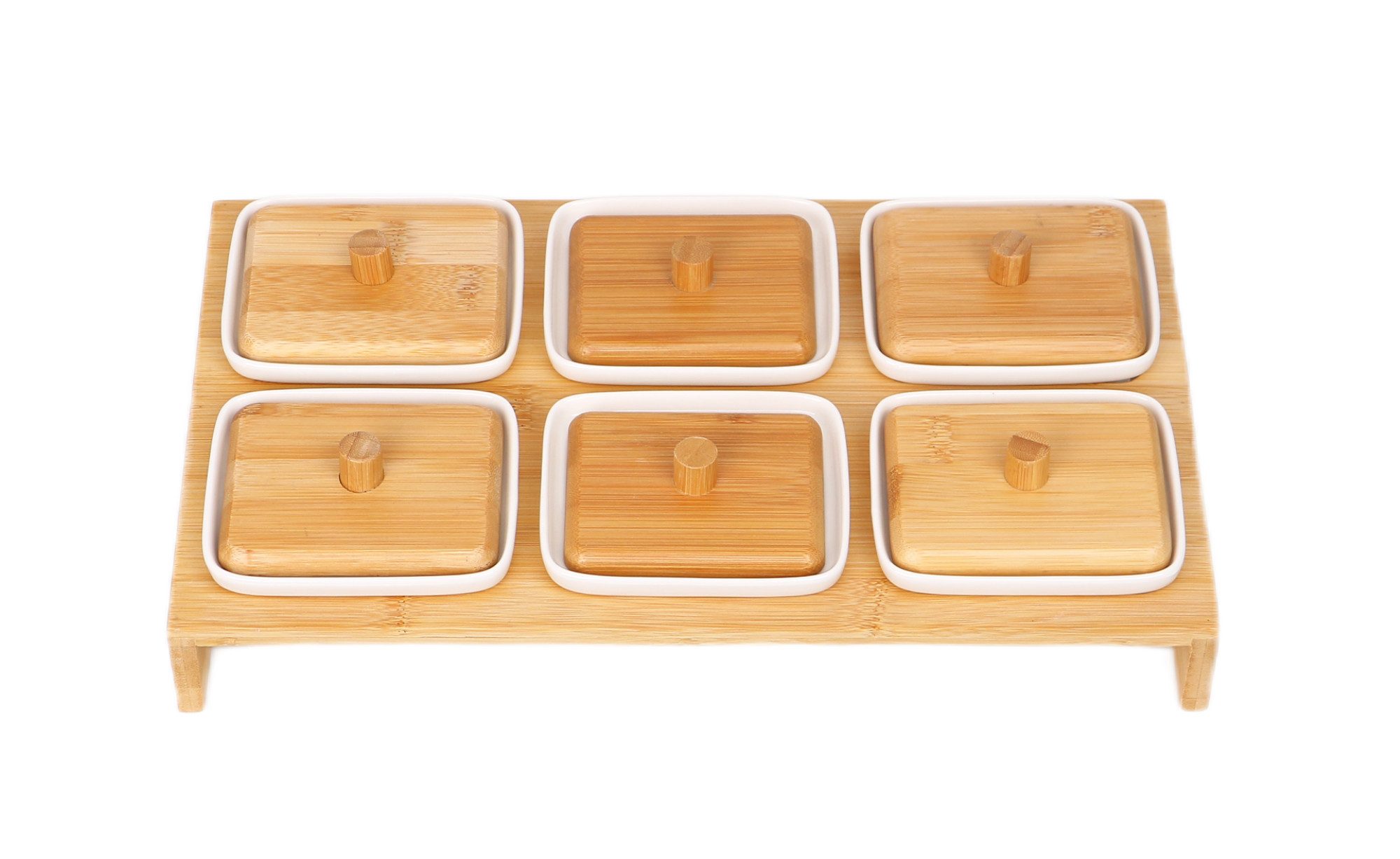 Cheffinger Snackschale 6-teiliges Set mit Deckel – Stilvoll & Praktisch, (6-tlg)