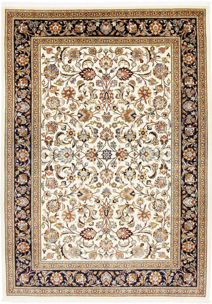 Orientteppich, Höhe: Mashhad Khorasan Trading, 12 Sherkat 203x287 Nain mm rechteckig, Handgeknüpfter Orientteppich