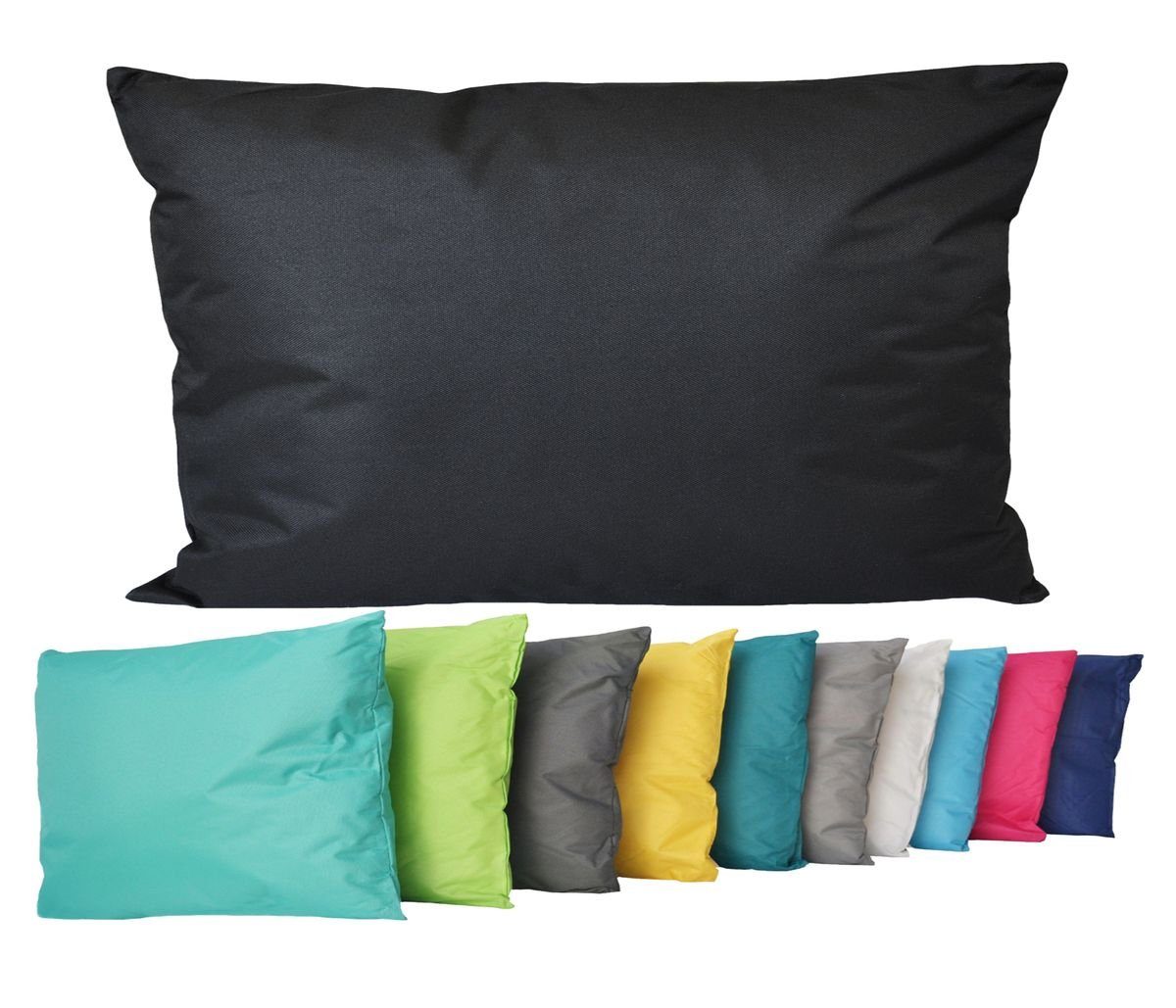 JACK Dekokissen JACK Outdoor Lounge Kissen 30x50cm Dekokissen inkl. Füllung Wasserfest, mit Lotus-Effekt, Robust, Strapazierfähig, für Innen & Außen