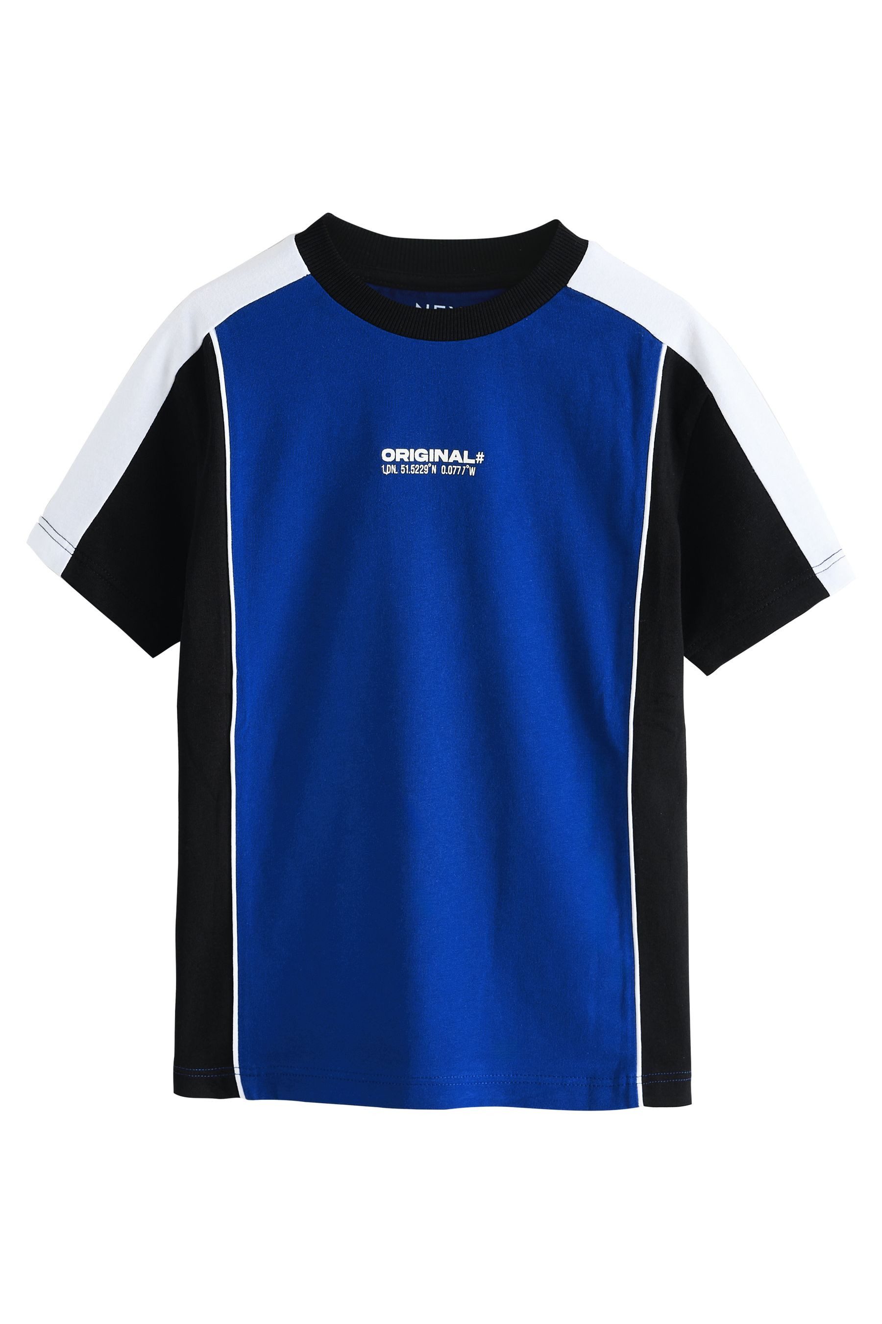 Next T-Shirt Sportliches Kurzarm-T-Shirt in Blockfarben (1-tlg)