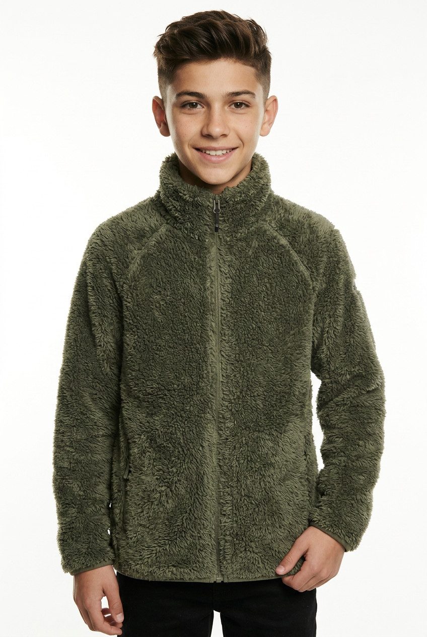 Icepeak Fleecejacke ICEPEAK LOMA JR für Kinder, wasserabweisend, windabweisend, atmungsaktiv, wärmend