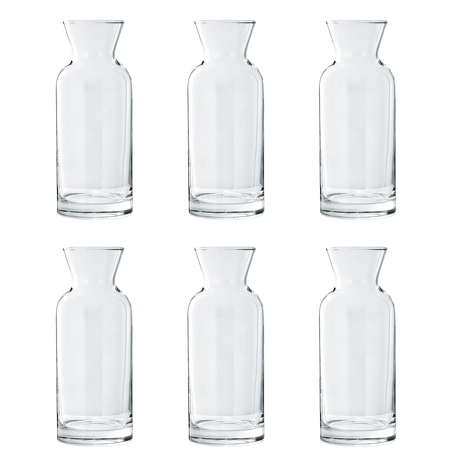 Karaffe Karaffe, Wasserkaraffe, Glaskaraffe - Village, 500 ml, 6er Set