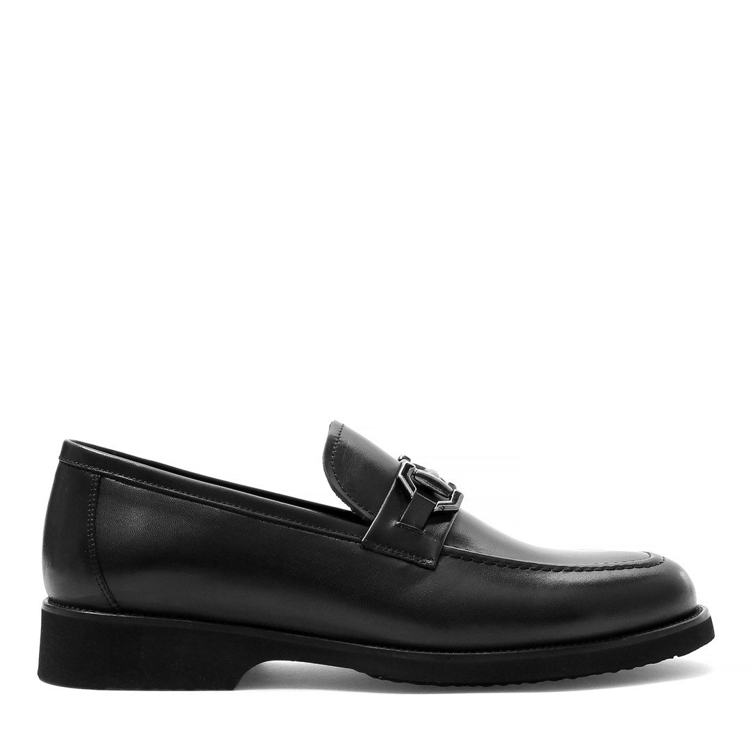 Elegante Herren-Loafer aus Leder mit Schnalle Loafer