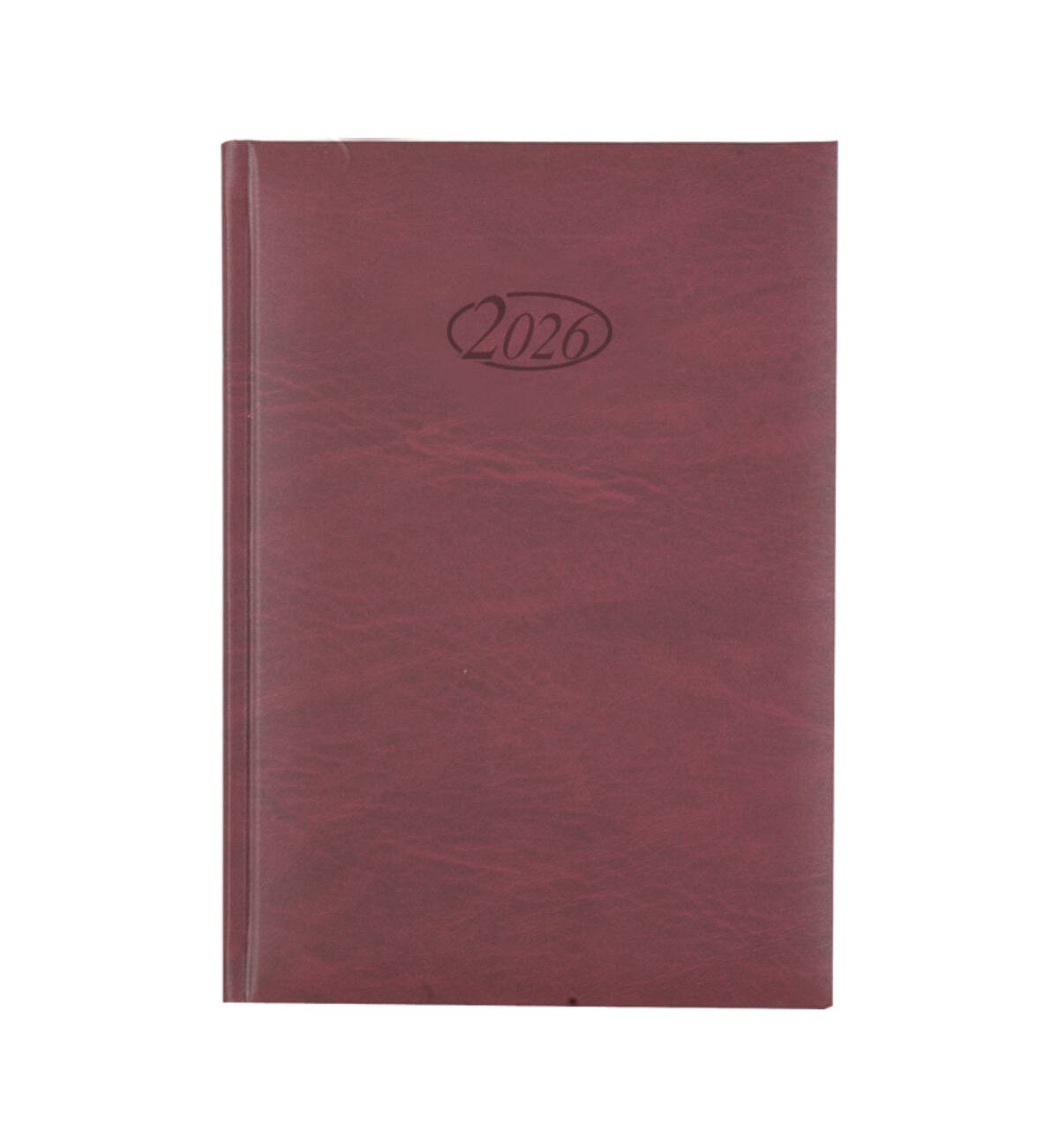 Stylex Schreibwaren Buchkalender Buchkalender 2026 / Chefkalender / Farbe: bordeaux