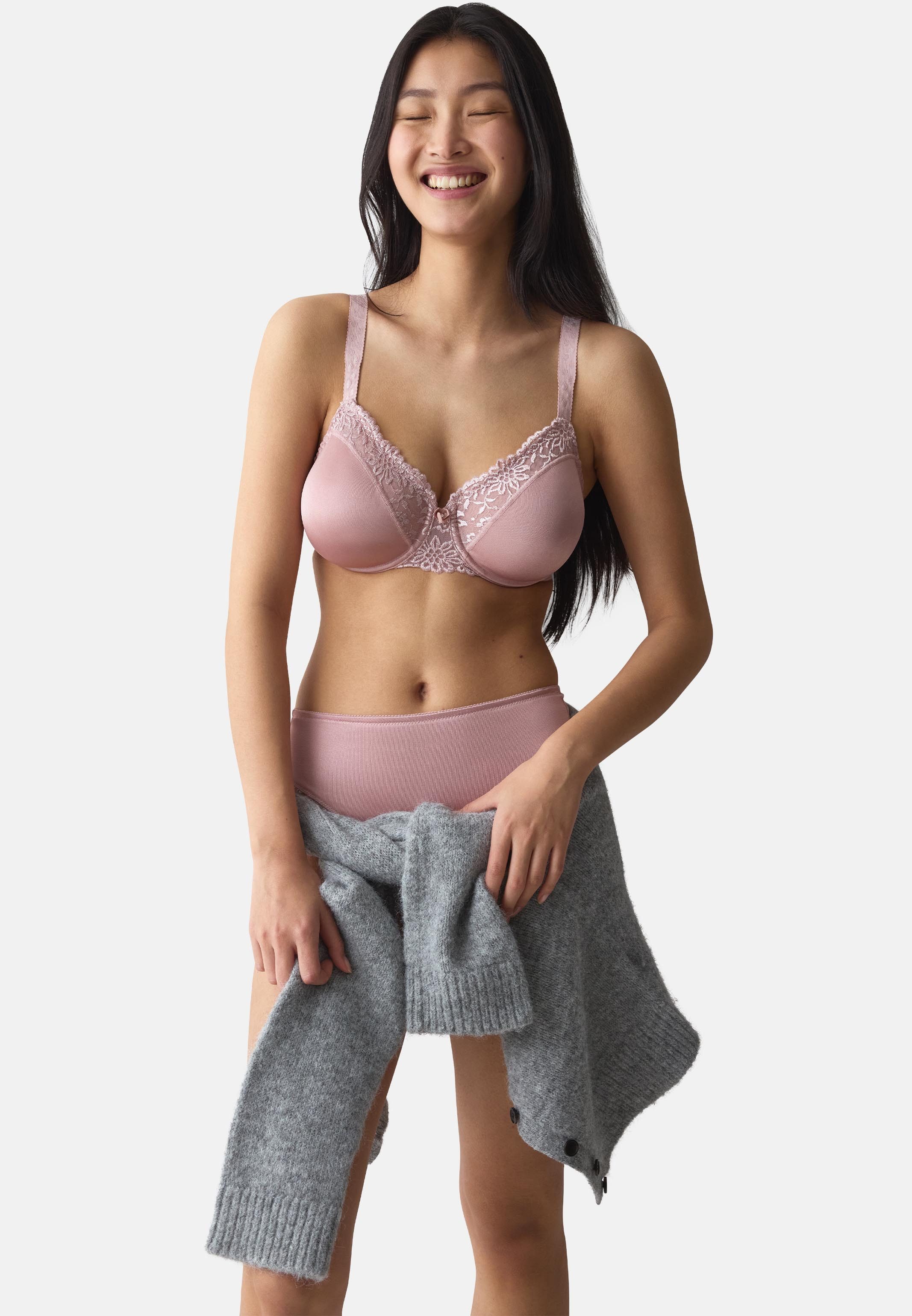 Triumph Minimizer-BH Ladyform Soft T W01 (1-tlg) Minimizer-BH - Blickdicht - Spitzeneinsätze für feminine Details – Bild 5 von 5
