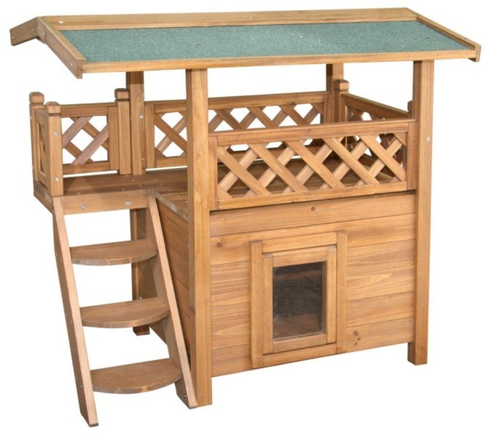 Tierhaus Katzenhaus Lodge 77 cm x 50 cm x 73 cm 82790