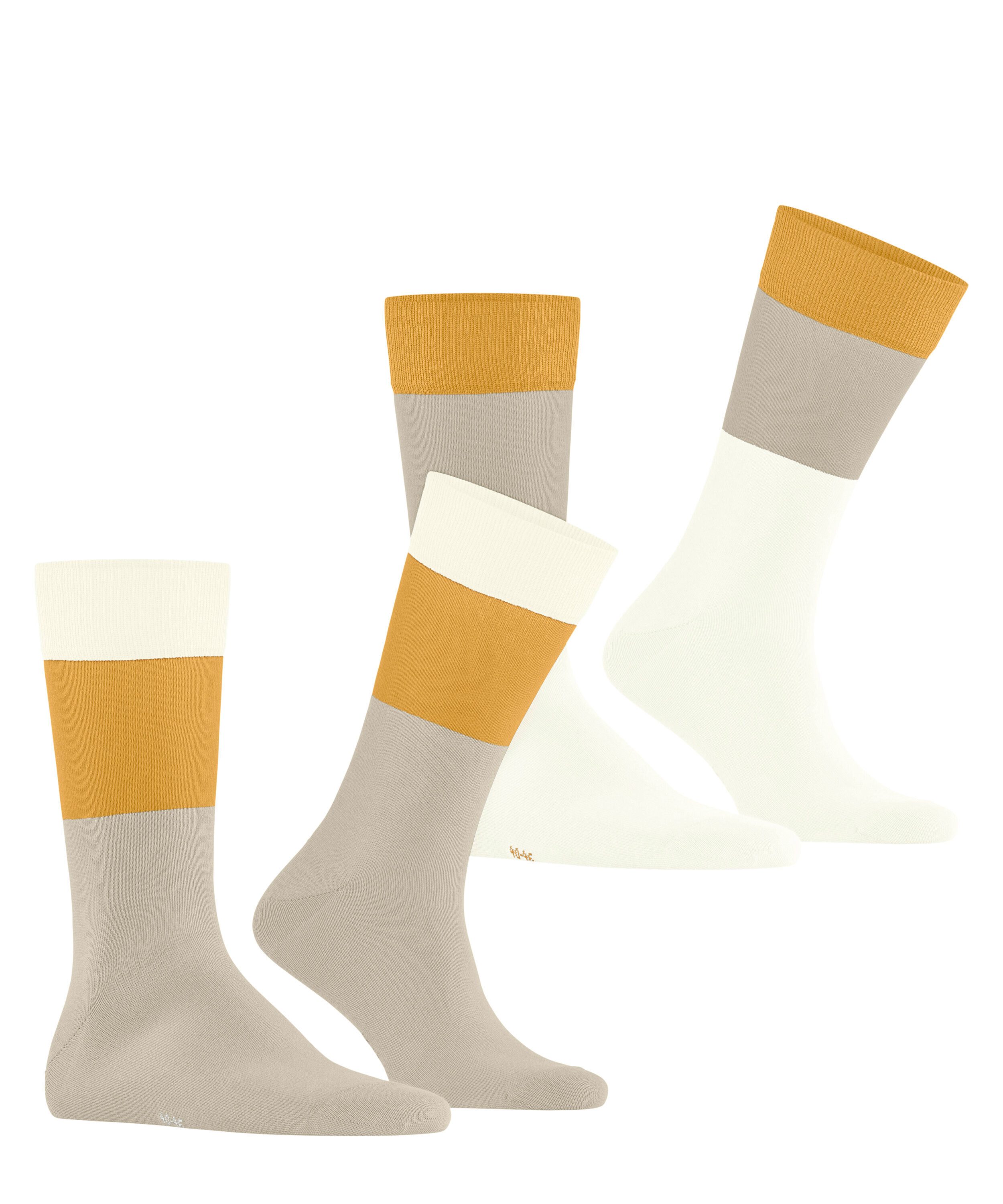 Burlington Socken Magic Mismatch 2-Pack Socken (2-Paar)