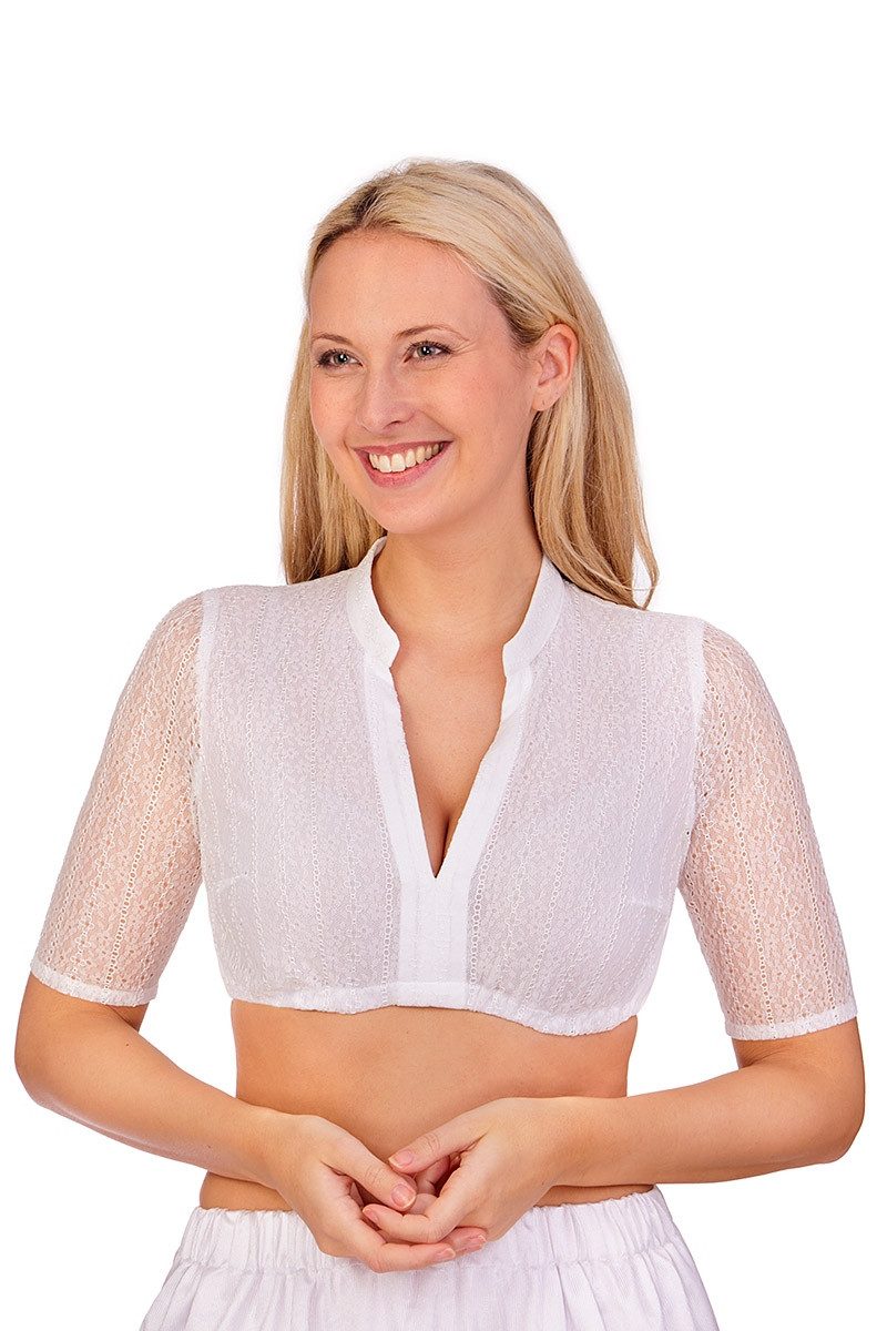 Dirndlbluse Dirndlbluse - JASMIN-LINDA - offweiß