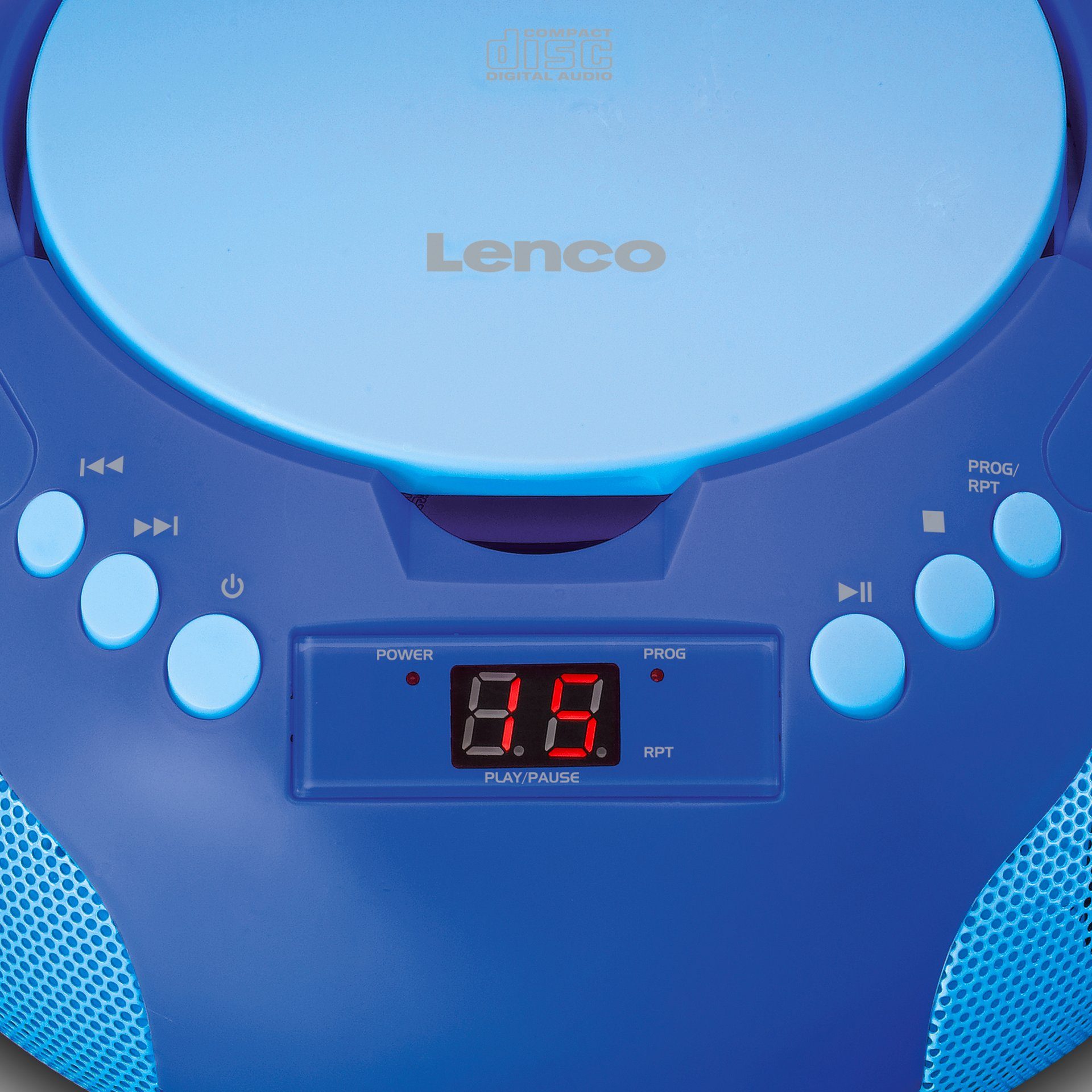 Lenco SCD-620BU Radio CD-Radiorecorder CD-Player - Mikrofon Kinder Blau