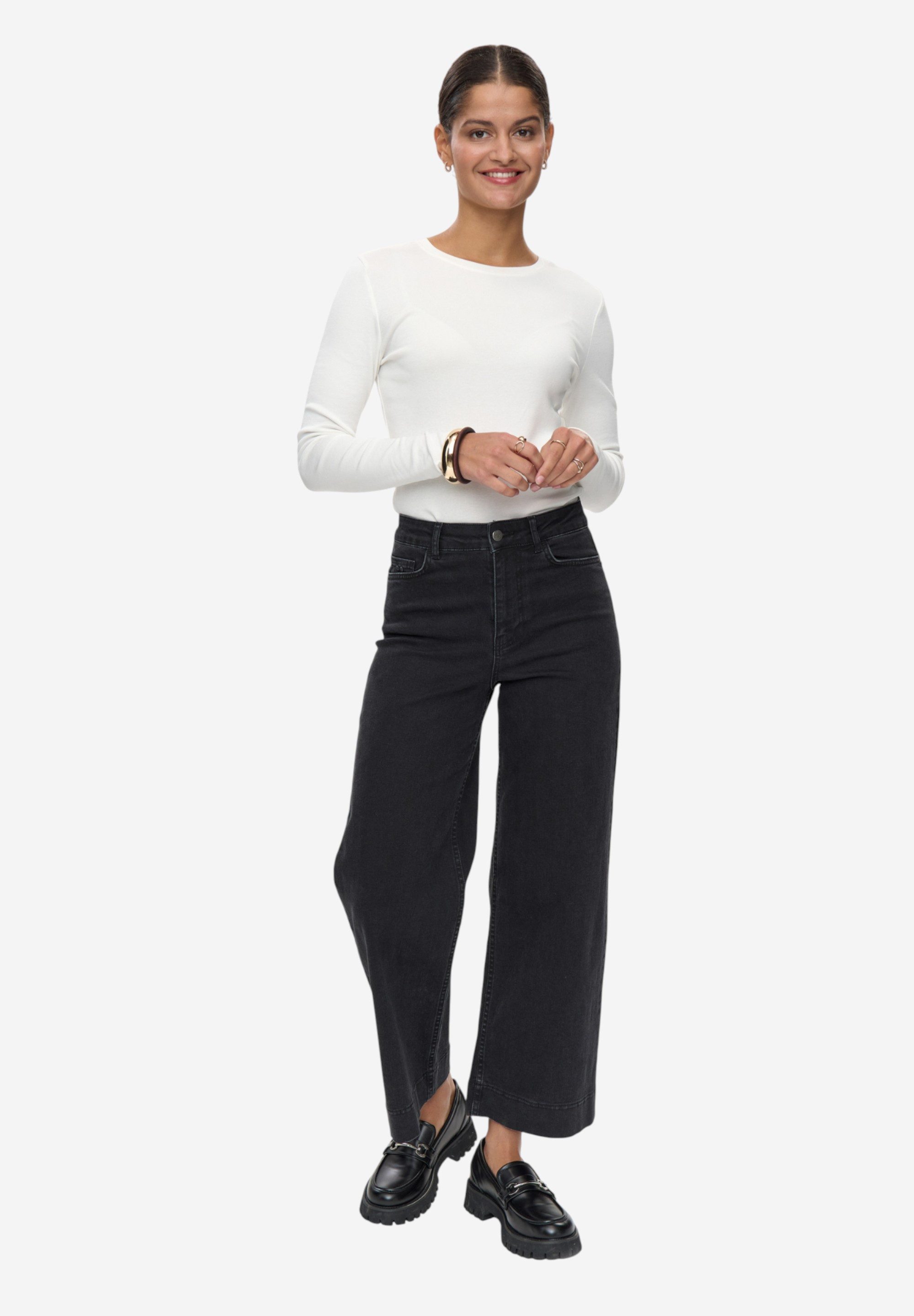 nümph 7/8-Jeans NUPARIS CROPPED BLACK