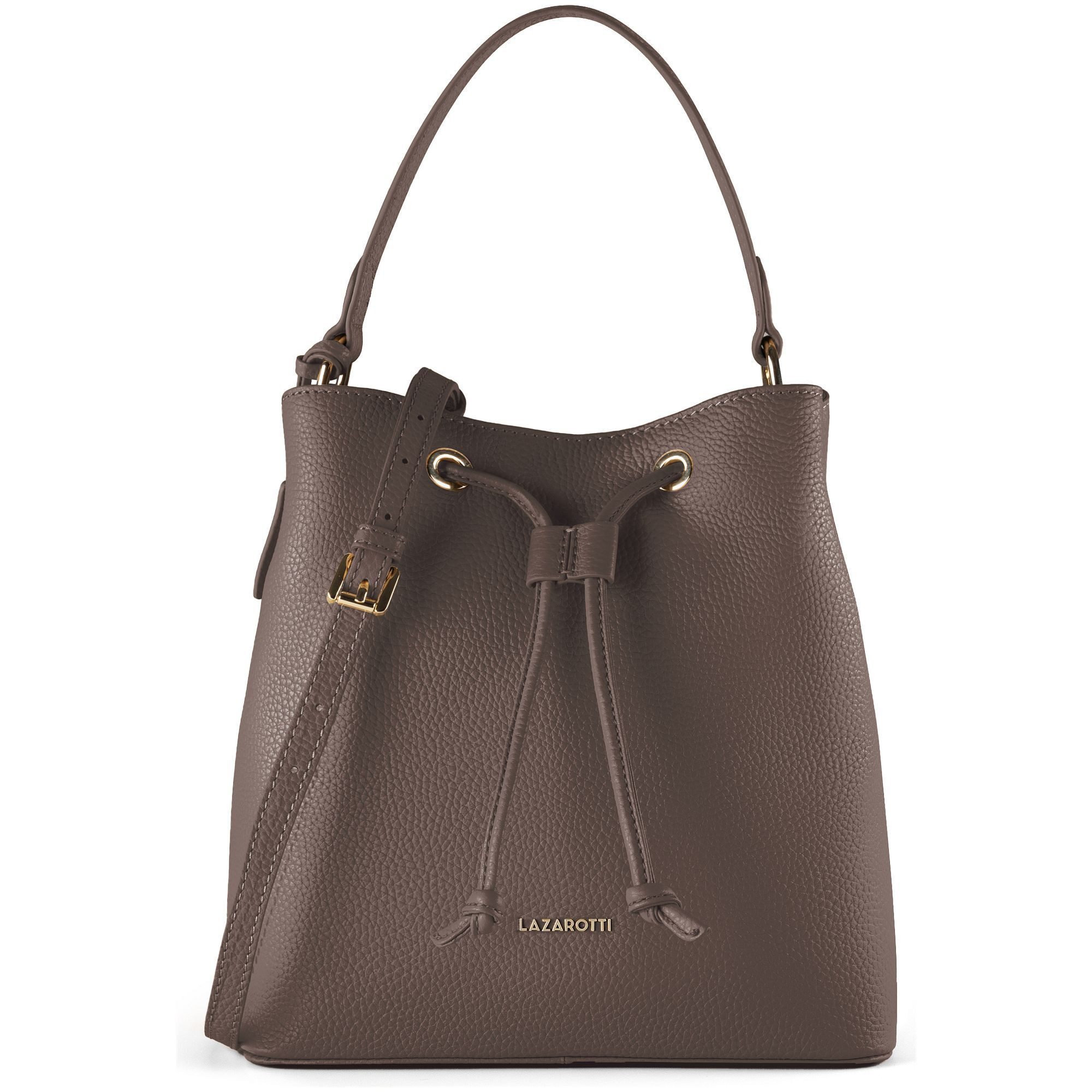 Lazarotti Beuteltasche Bologna Leather Crossbody Beuteltasche Leder 25 cm