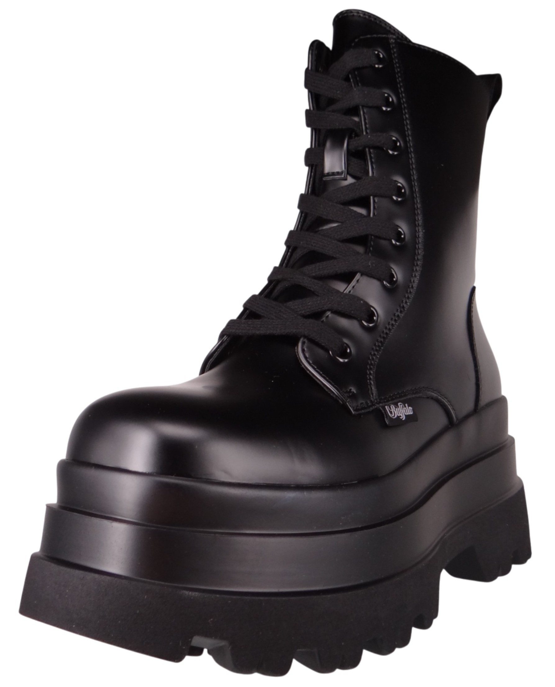 Buffalo 1622609 Jupiter Lace Up Mid Black Чоботиette