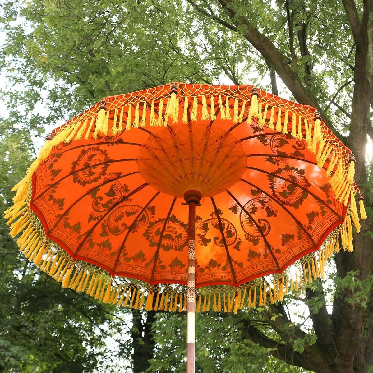 Oriental Galerie Sonnenschirm Balinesischer Sonnenschirm 180 günstig online kaufen