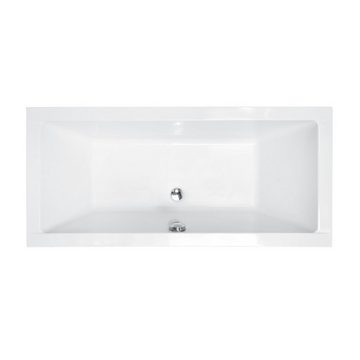 KOLMAN Badewanne Rechteck Quadro Slim 170x75, Wannenträger Styroporverkleidung, Ablauf VIEGA & Füße GRATIS