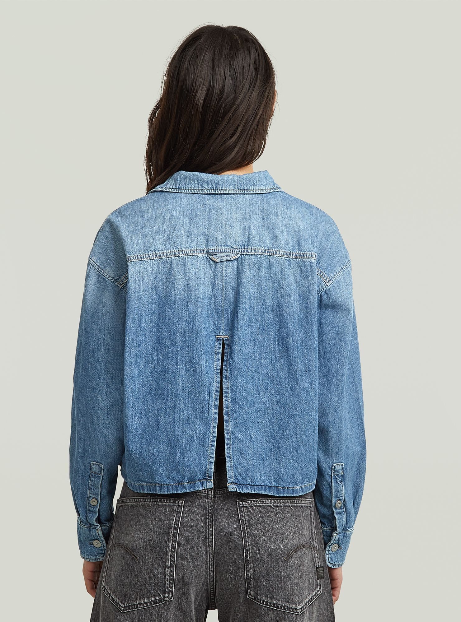 G-STAR Langarmshirt Boxy Day Hemd