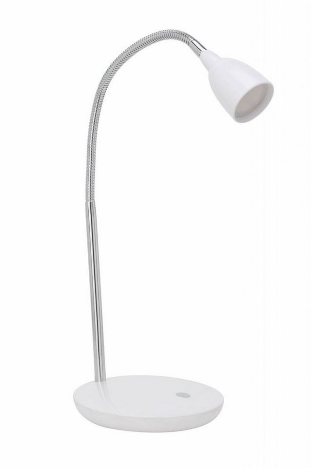 Brilliant Tischleuchte Anthony, Lampe (2 Anthony 1x eisen/weiß Tischleuchte integriert, LED 2.4W LED