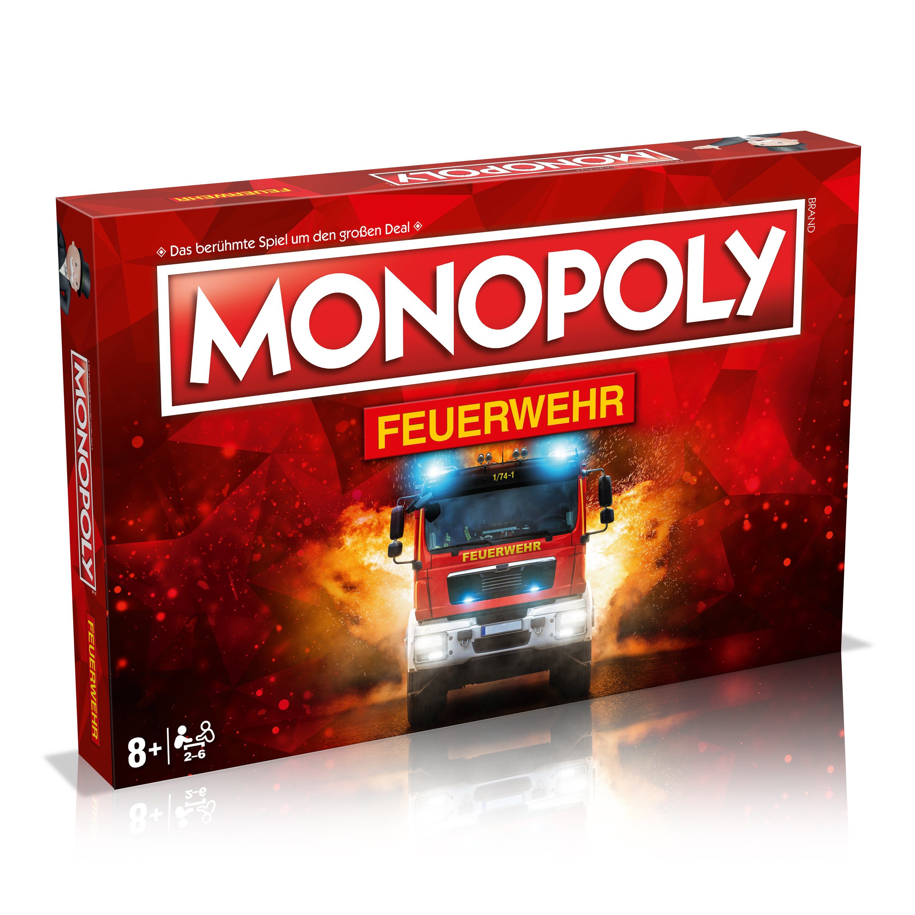 Winning Moves Spiel Monopoly - Feuerwehr, Brettspiel