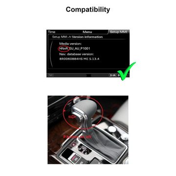 TAFFIO Für Audi A6 A7 MMI 3G (8" Screen) 12" Touchscreen Android GPS CarPlay Einbau-Navigationsgerät