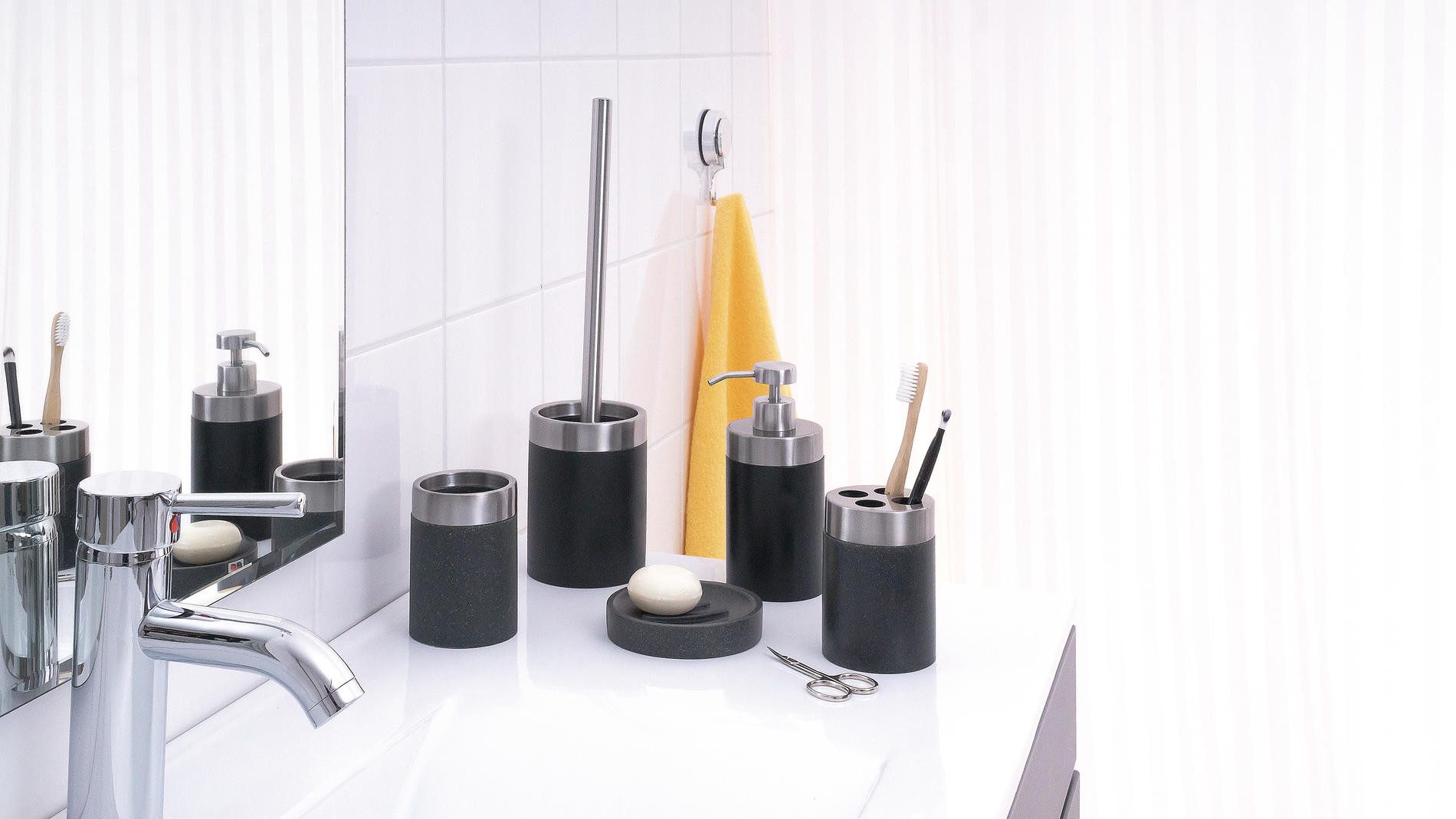 Ridder Seifenspender Stone schwarz günstig online kaufen