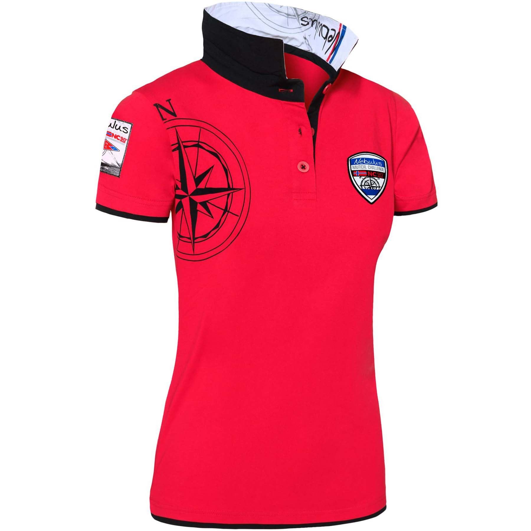 Nebulus Poloshirt EGERSUND, Q2070 - Damen, rot, S/36