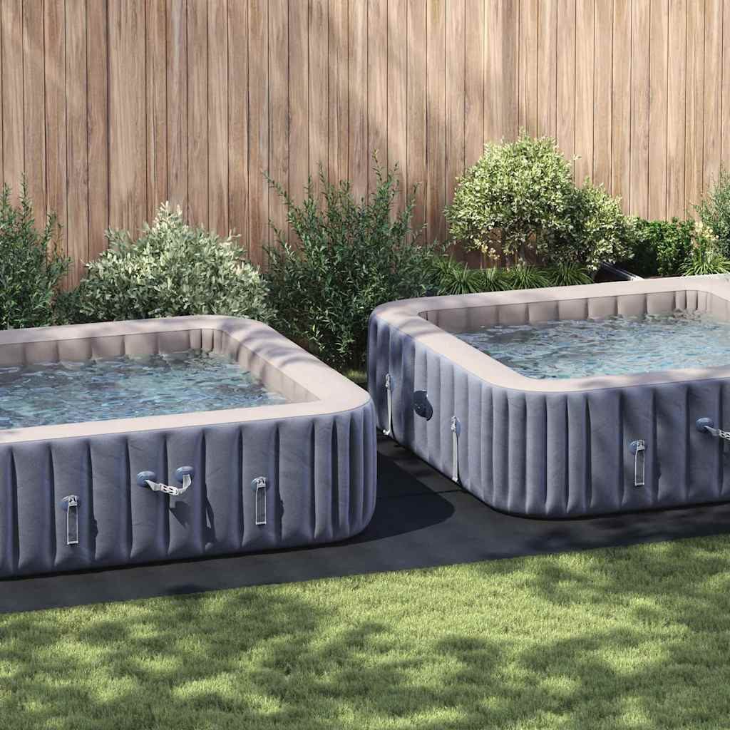 vidaXL Pool-Abdeckplane 750 x 372 x 0,1 cm Rechteckige Pool-Unterlage Schwarz PVC 750x372 cm W