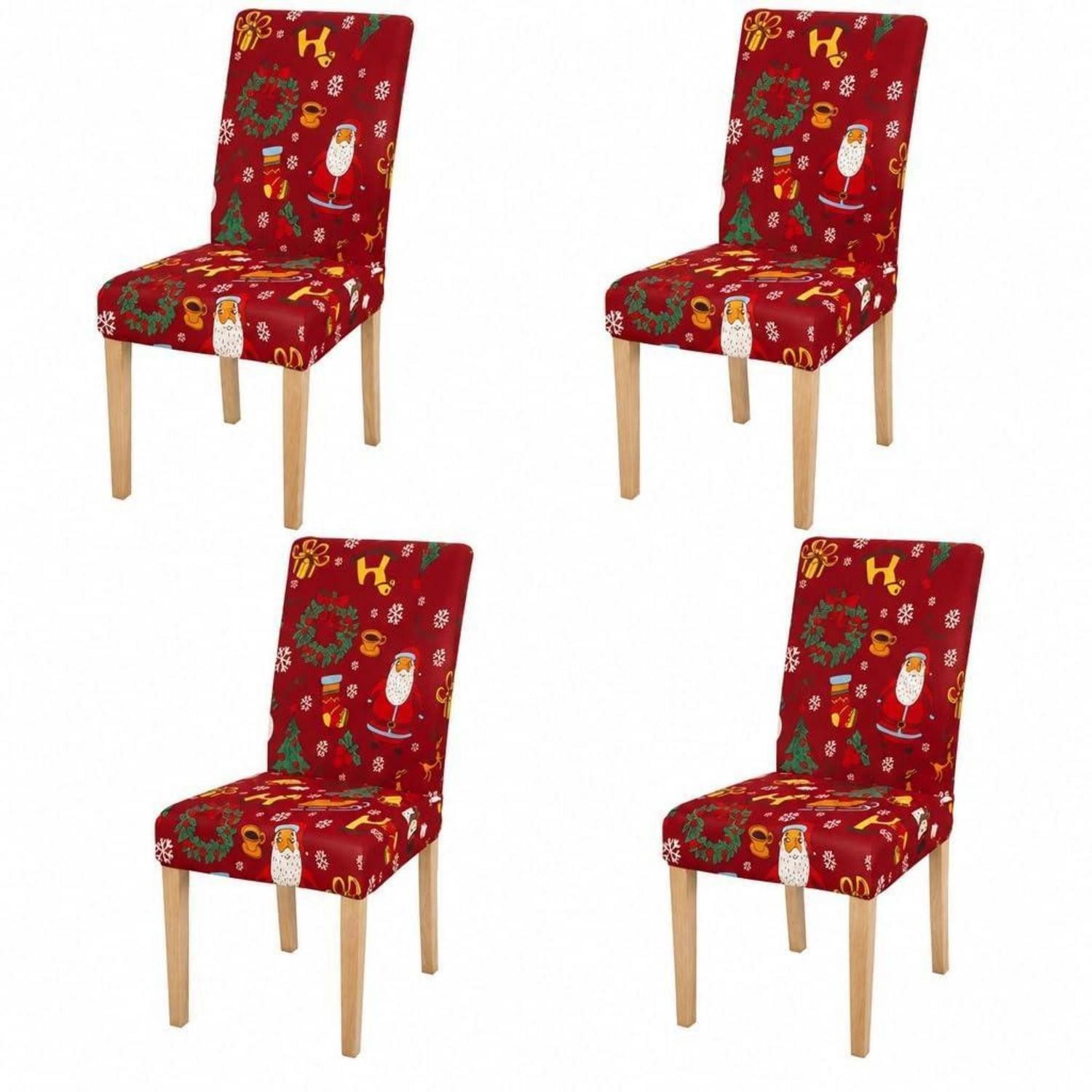 Weihnachts Stuhlhussen kaufen » Weihnachtliche Stuhlhussen