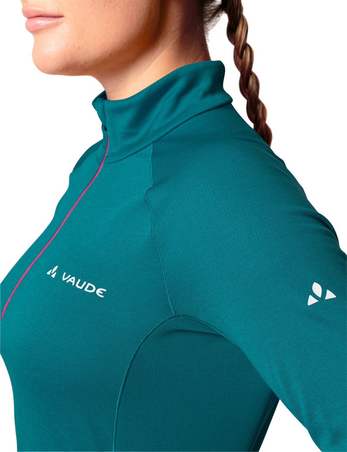 (1-tlg) II Larice VAUDE Shape Rundhalspullover Women's Light Shirt wave Green
