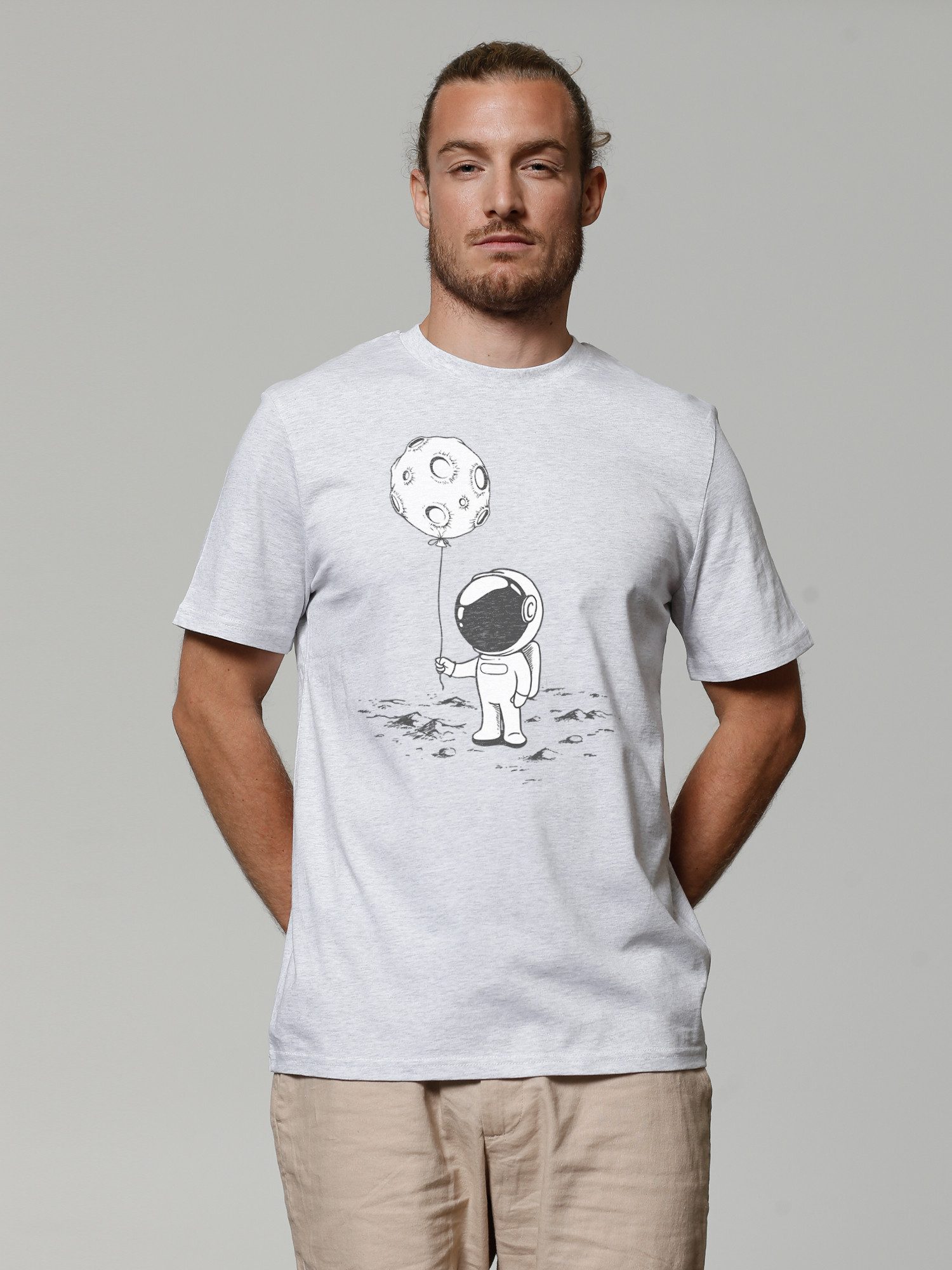 T-Shirt Kleiner Astronaut mit Luftballon