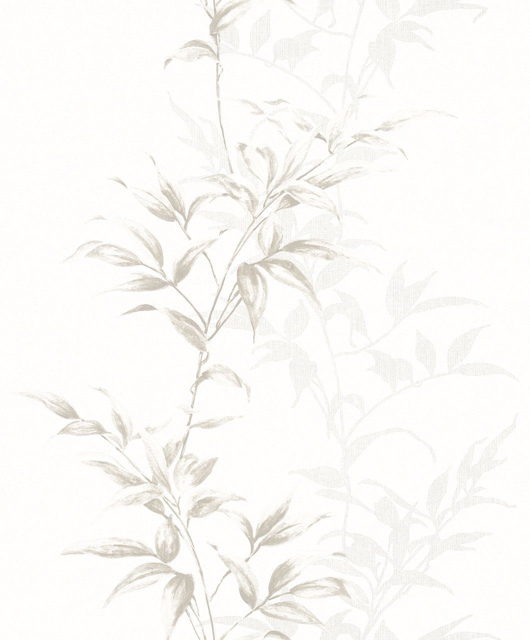 Vliestapete, Marburg floral weiß/braun
