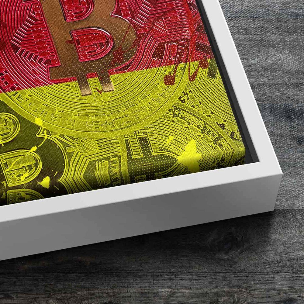 DOTCOMCANVAS® Leinwandbild, für Wandbild ohne Fans von Bitcoin DOTCOM Rahmen CANVAS Crypto &
