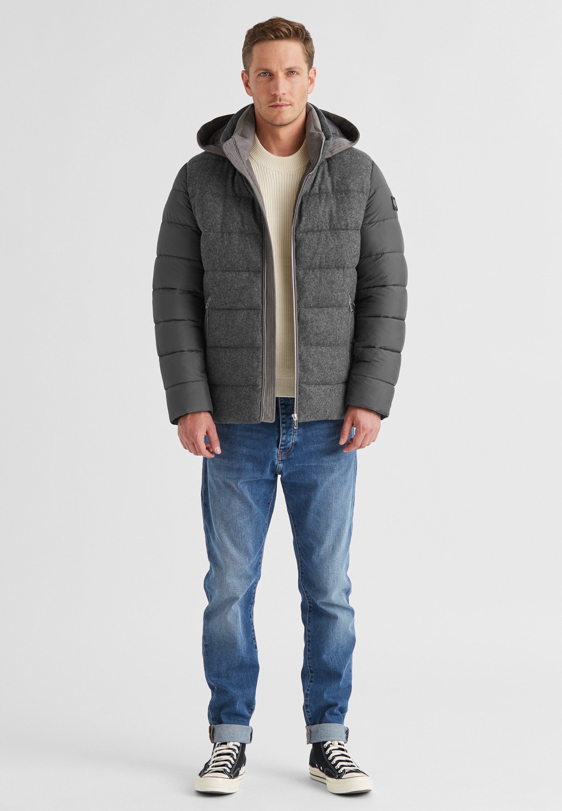 Milestone Steppjacke MSShepard Herren Übergangsjacke Jacke gesteppt normale Passform