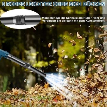 yozhiqu Elektro-Laubbläser Elektrisches Handgebläse mit 180 MPH für Bosch 18-V-Akku, (1 St), 2-in-1-Griff-Elektrogebläse und Staubsauger