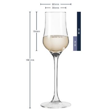 LEONARDO Schnapsglas Leonardo Grappaglas Ciao+ (6-teilig)