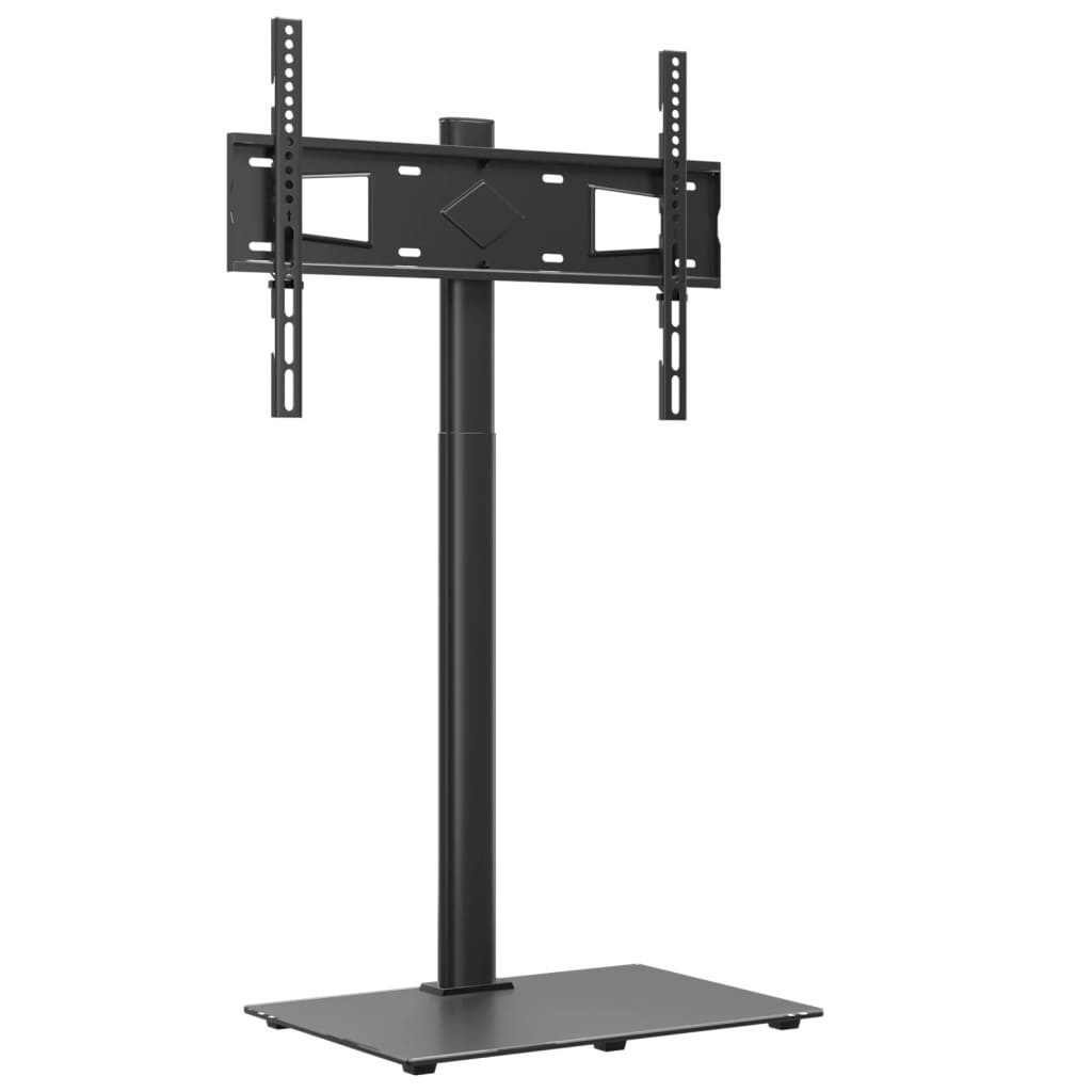 vidaXL TV-Wandhalterung TV-Eckständer mit 1 Ablage für 32-65 Zoll Schwarz, (1-tlg)