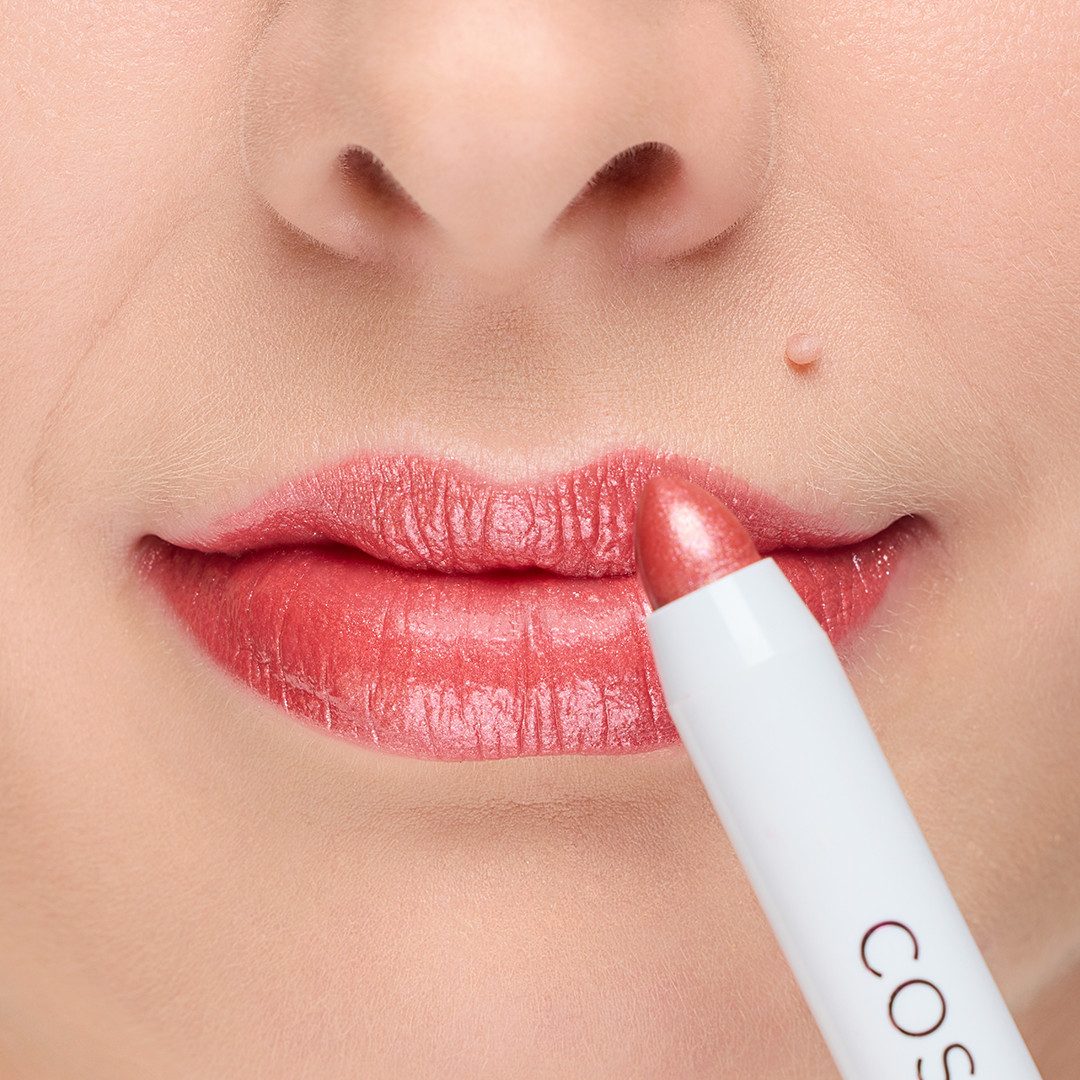 Cosline Cosmetics Lippenstift langanhaltend, pflegend, cremige Textur, mit natürlichen Inhaltsstoffen, Made in Germany