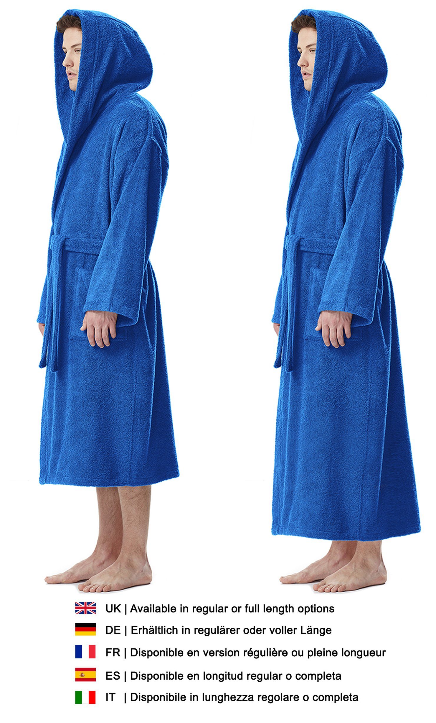 Arus Herrenbademantel Astrom, 100% Baumwolle, mit günstig online kaufen