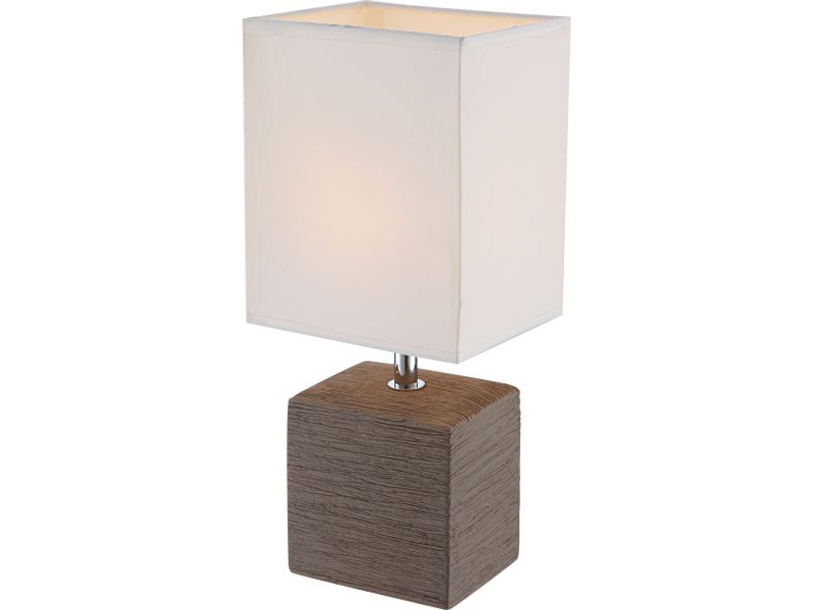 GLOBO LIGHTING LED Nachttischlampe, LED wechselbar, warmweiß, Designklassik günstig online kaufen