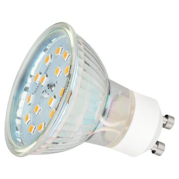 SEBSON LED-Leuchtmittel LED Lampe GU10 5W warmweiß 3000k 230V Leuchtmittel - 10er Pack