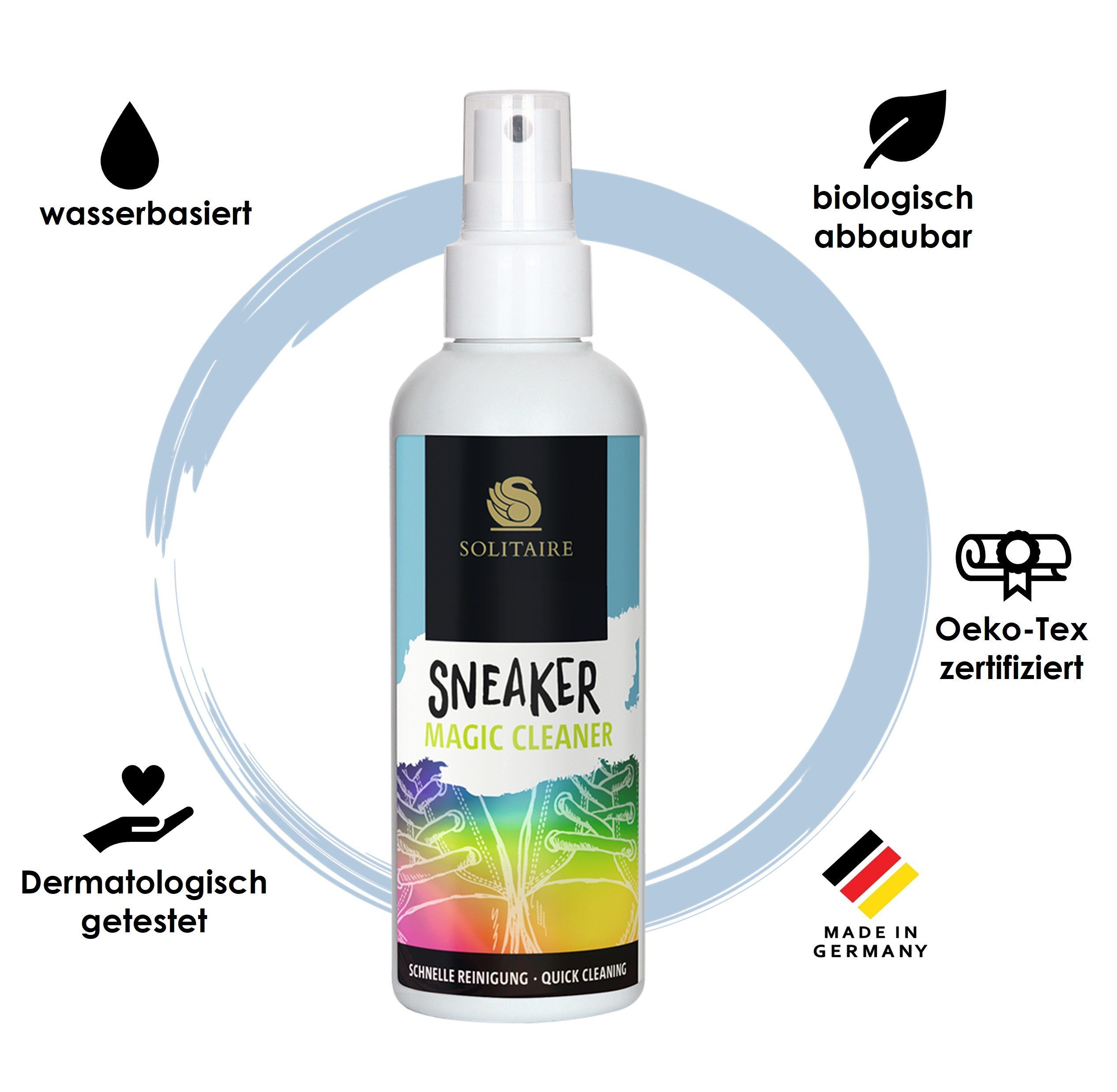 Solitaire Sneaker Magic Cleaner - Reinigt schnell und effektiv Schuhreiniger