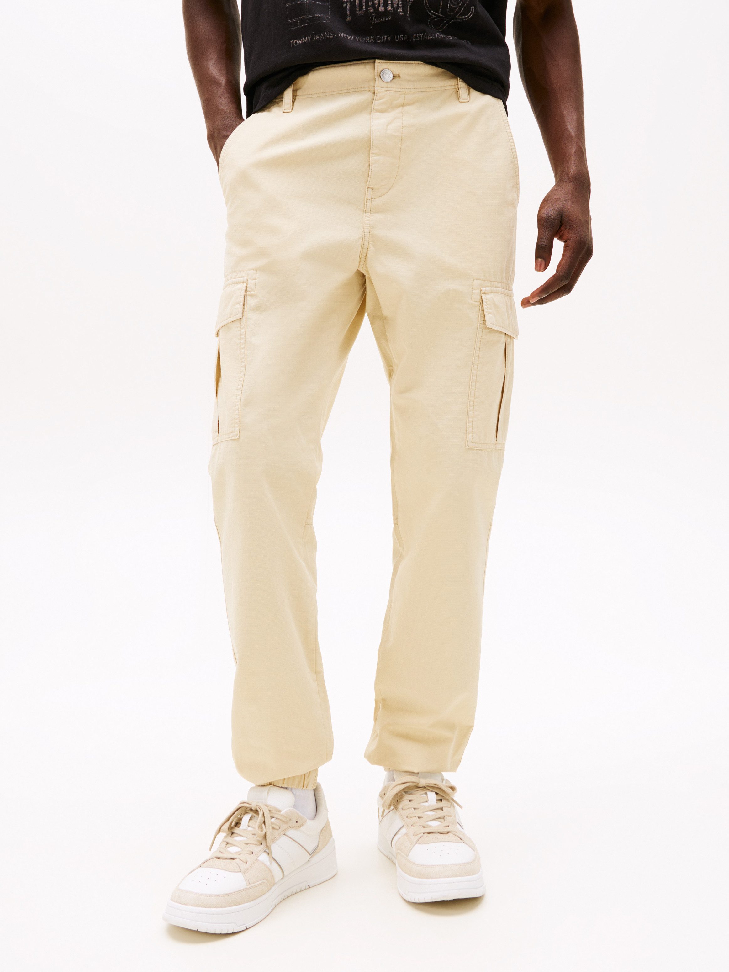 Tommy Jeans Cargohose TJM AUSTIN RIPSTOP CARGO Mit Gürtelschlaufen