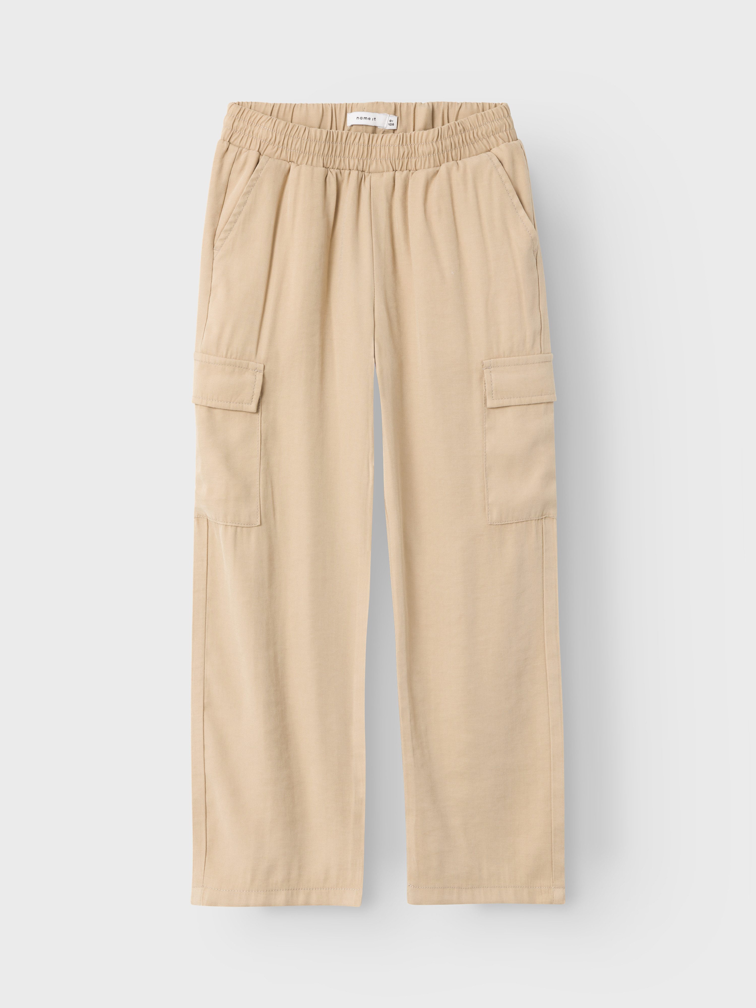 Name It Cargohose NKFBELLA ST TWI CARGO 8262-BU NOOS mit elastischem Bund zum einfachen Reinschlüpfen