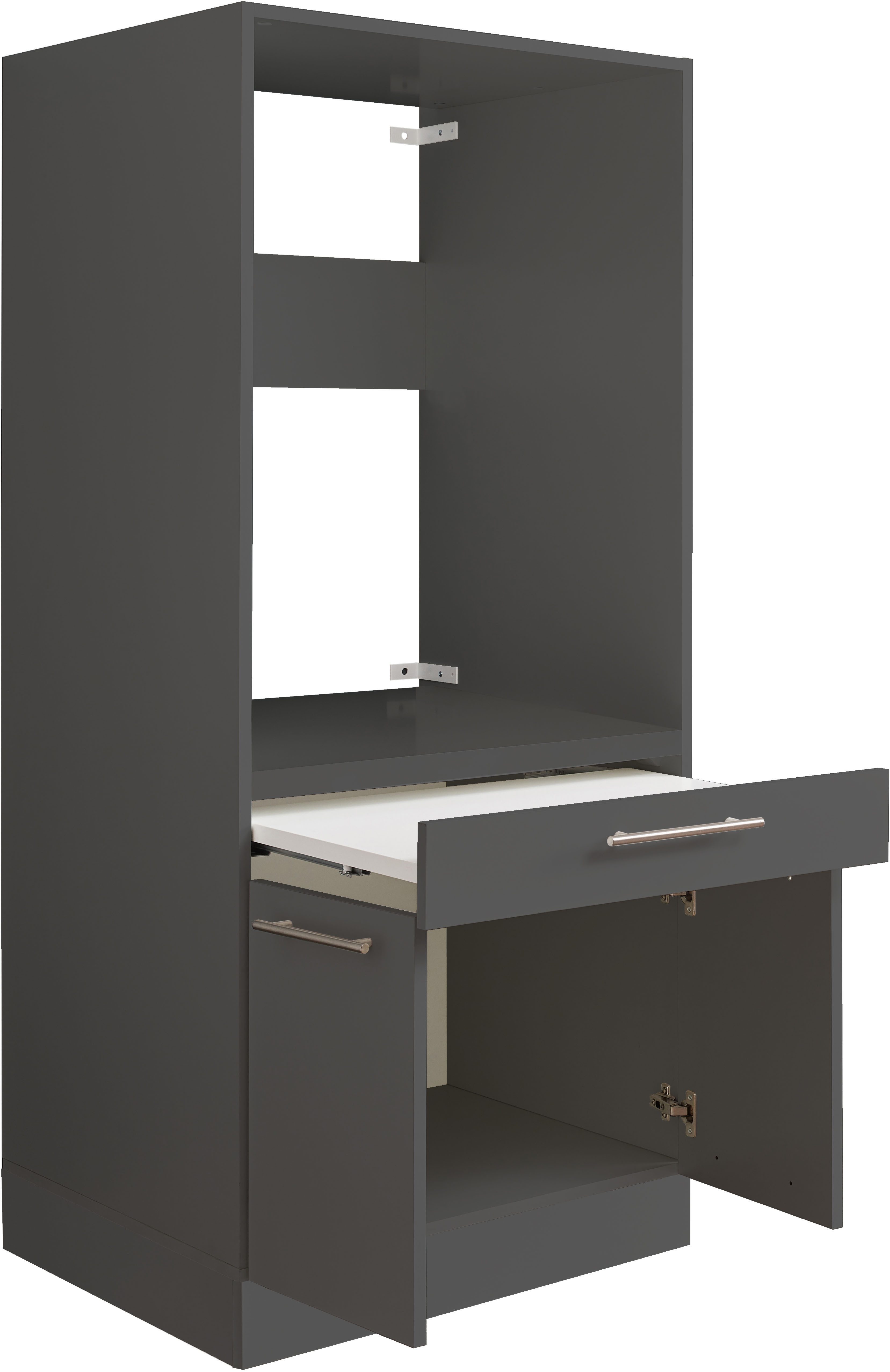 Laundreezy Waschmaschinenumbauschrank LAUNDREEZY LDS Topseller, Breite 67,5 cm, höhenverstellbare Füße, stabiler Auszug