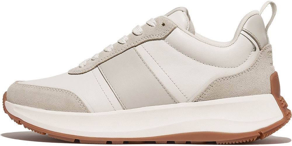 Fitflop F-Mode Flow Sneaker - Leather & Suede Mix Sneaker günstig online kaufen
