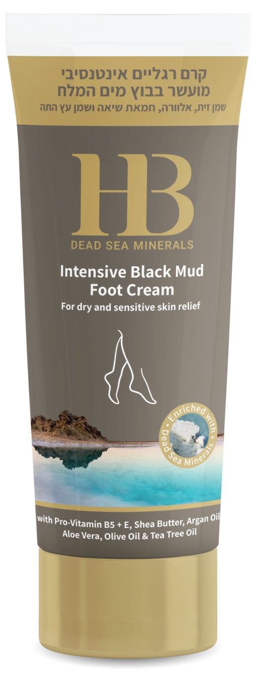 Fußcreme Health&Beauty Schwarze Fußcreme Totes Meer Mineralien 200ml