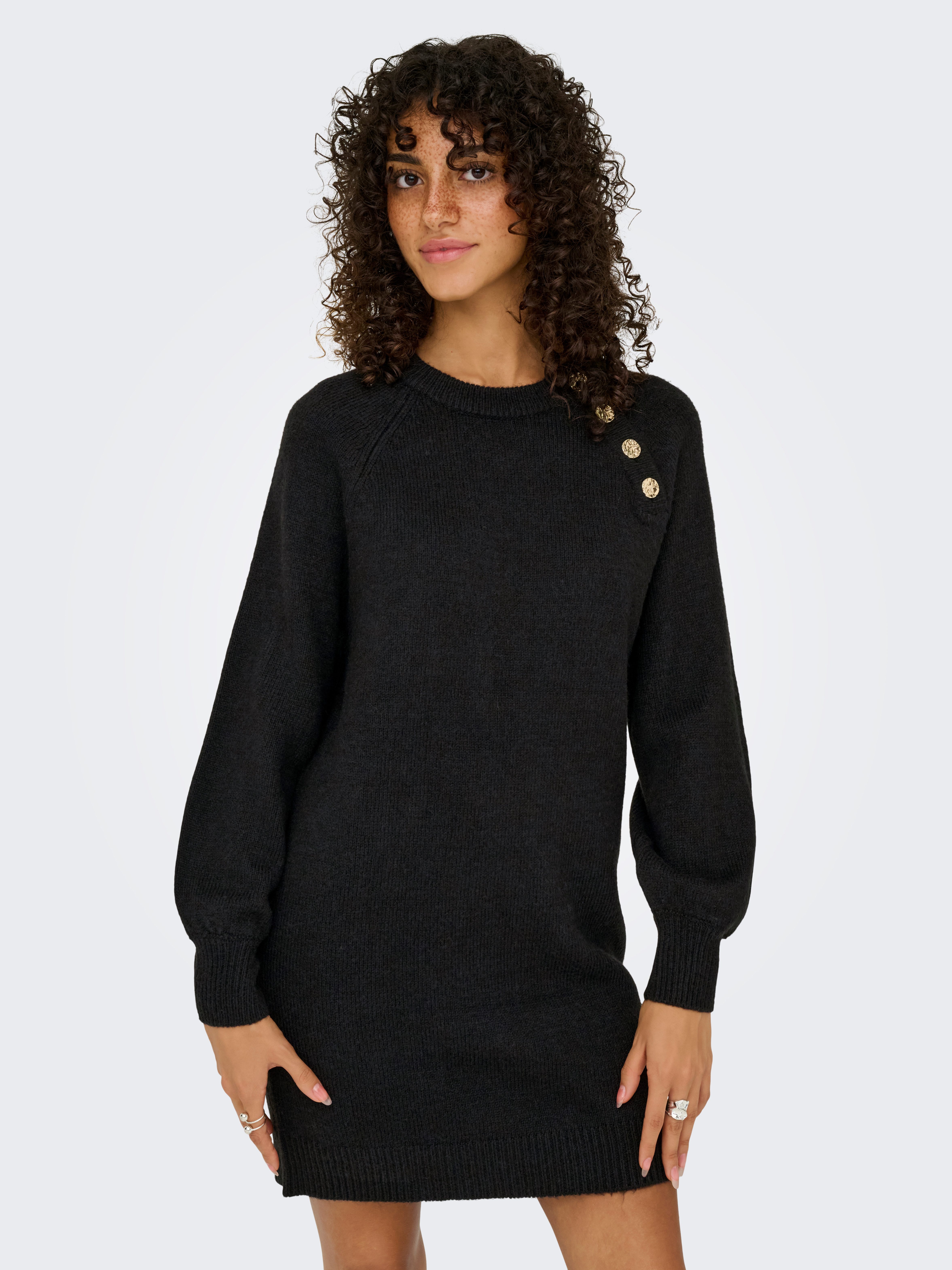 ONLY Midikleid ONLEMMA LIFE LS BUTTON ONEC DRESS CC KNT Sommerkleid